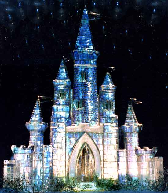 ice sculpture castle