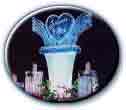 Celebration Wedding Heart Ice Sculpture 